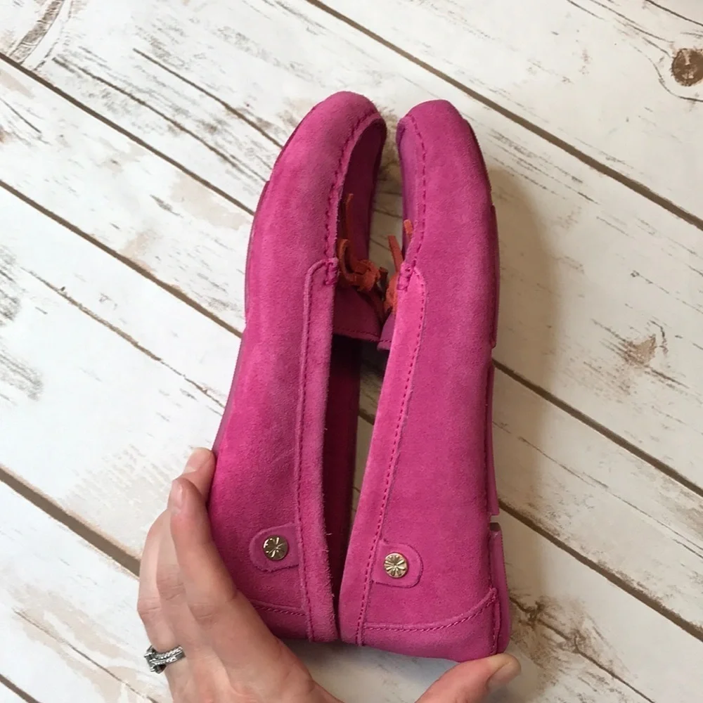 Isaac Mizrahi Live Pink Loafers